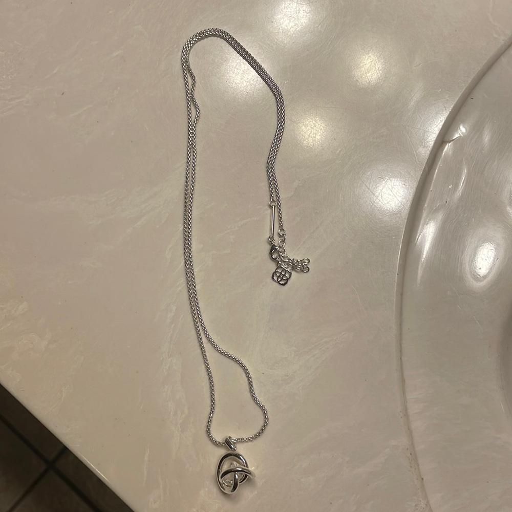 Kendra Scott love knot necklace